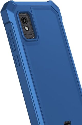 جراب Blu Studio Mini 2023 مع واقي شاشة، جراب هاتف Studio Mini 2023 حماية كاملة للجسم من البولي كربونات الخلفي من السيليكون الناعم مع زاوية متينة ماصة للصدمات لـ Blu Studio Mini Blue in Kuwait