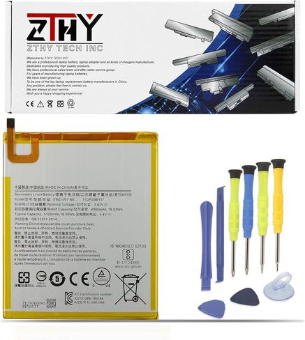 استبدال بطارية الكمبيوتر اللوحي ZTHY SWD-WT-N8 لجهاز Samsung Galaxy Tab A 8.0 2019 SM-T290 SM-T295 SM-T297 SM-T295C SM-T295N SM-T297N SM-T290NZSAXAR SM-T290NZKADBT GH81-17427A GH81-17145A GH81-18922A 4980 مللي أمبير in Saudi Arabia