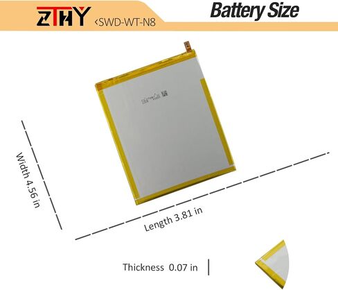 استبدال بطارية الكمبيوتر اللوحي ZTHY SWD-WT-N8 لجهاز Samsung Galaxy Tab A 8.0 2019 SM-T290 SM-T295 SM-T297 SM-T295C SM-T295N SM-T297N SM-T290NZSAXAR SM-T290NZKADBT GH81-17427A GH81-17145A GH81-18922A 4980 مللي أمبير in Saudi Arabia