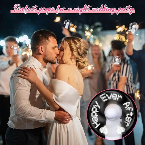 VIHOSE 24 جهاز كمبيوتر شخصي صغير الزفاف المحمولة مروحة السائبة قوية المحمولة مروحة الحب LED مروحة وصيفه الشرف الهدايا الكهربائية الشخصية تضيء مروحة اليد للضيوف الزفاف دش هدايا الزفاف، البطارية لا تشمل in Kuwait