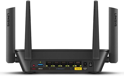 موجه Linksys MR8300 Mesh Wi-Fi (سرعات راوتر ثلاثي الموجات تصل إلى 2.2 جيجا هرتز، موجه شبكي لاسلكي للمنزل AC2200، معالج رباعي النواة 716 ميجا هرتز، تغطية 2000 قدم مربع) MU-MIMO موجه لاسلكي سريع (متجدد) in Kuwait