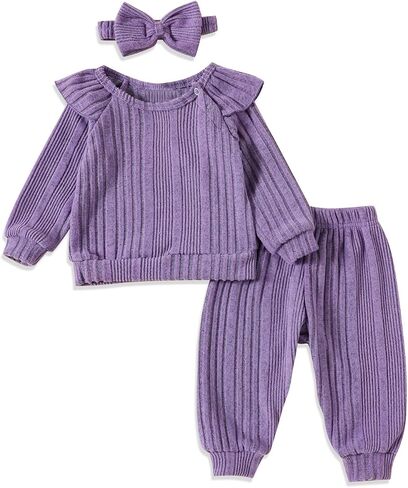 Baby Girl Sweatshirt Clothes Set 0-24Months in Saudi Arabia