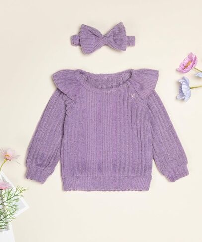 Baby Girl Sweatshirt Clothes Set 0-24Months in Saudi Arabia