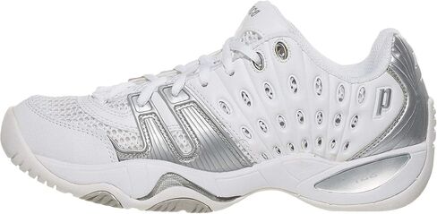 Prince T22 White/Silver Women's Shoes in Saudi Arabia