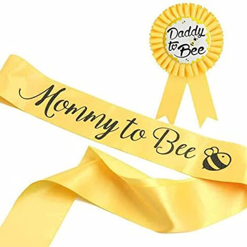 It's Boy or Girl Gender Reveal Sash,Baby Shower Party Favors Decorations, Pregnancy Announcement Pink with Beautiful Ribbon and Black Glitter Text in Saudi Arabia