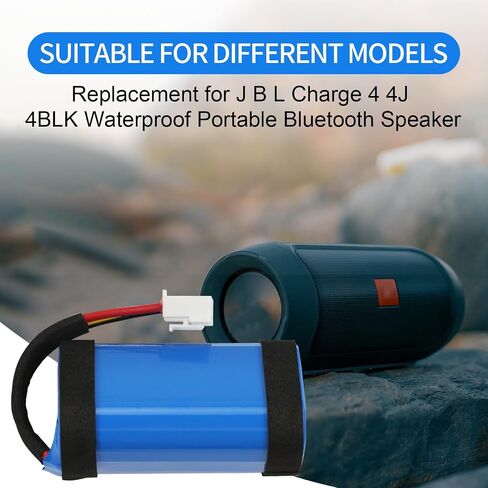 استبدال بطارية ZTHY SUN-INTE-118 لـ J B L Charge 4، Charge 4J، Charge 4BLK، JBLCHARGE4BLUAM Series ID998 IAA011NA 1INR19/66-3 3.7V 37.74Wh 10200mAh (ليس للشحن 4Q in Saudi Arabia