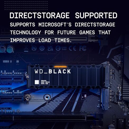 WD_BLACK 4TB SN850X NVMe Internal Gaming Solid State Drive with Heatsink - Works with PlayStation 5, Gen4 PCIe, M.2 2280, Up to 7,300 MB/s - WDS400T2XHE in Saudi Arabia