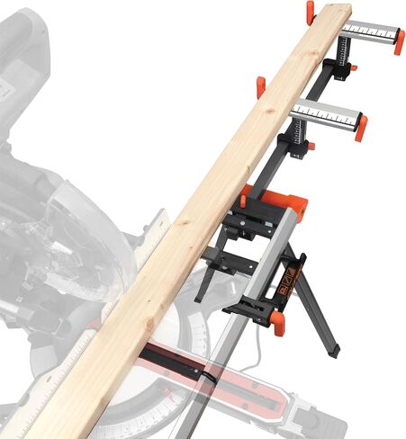 Protocol 120-inch Expanding Lightweight Aluminum Miter Saw Stand and Portable Workstation, 500-pound Capacity, Non-marring Feet in Saudi Arabia