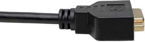 محول كابل Tripp Lite DisplayPort إلى DVI (M/F)، محول DP إلى DVI، 1080p @ 60 هرتز، أسود، 1 قدم. (P134-001-GC) in Saudi Arabia