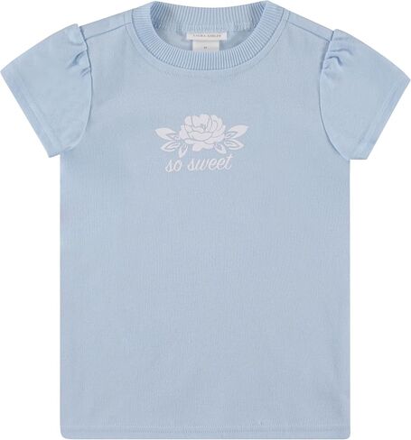 Laura Ashley 5-Pack Infant & Toddler Girls Shirts - Stylish Comfort and Fashion. Multipack Children's Essentials. in Saudi Arabia