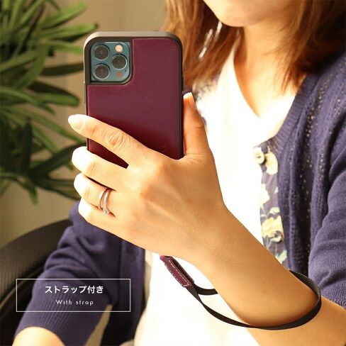 Hanatora - حافظة جلدية بحبل iPhone13 ياباني، حامل حزام لليد، صناعة يدوية، غطاء حماية لكامل الجسم iPhone13 أرجواني in Kuwait