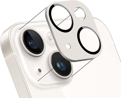 SaharaCase ZeroDamage FlexiGlass HD Camera Lens Protector [2-Pack] for Apple iPhone 14 & iPhone 14 Plus (2022) Anti-Scratch & Anti-Fingerprint Easy Installation (StarLight) in Saudi Arabia