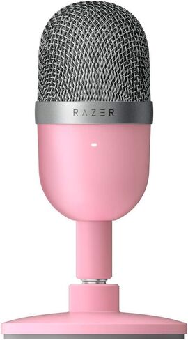 Razer Seiren Mini USB Streaming Microphone: Quartz Pink (Renewed) in Saudi Arabia