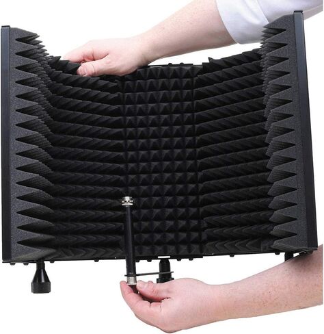 مجموعة ميكروفون مكثف ومتعدد الأنماط من Rode NT2-A مع مرشح انعكاس Auray RF-5P-B (معدني) وحامل ميكروفون مرشح Auray RFMS-580 in Kuwait