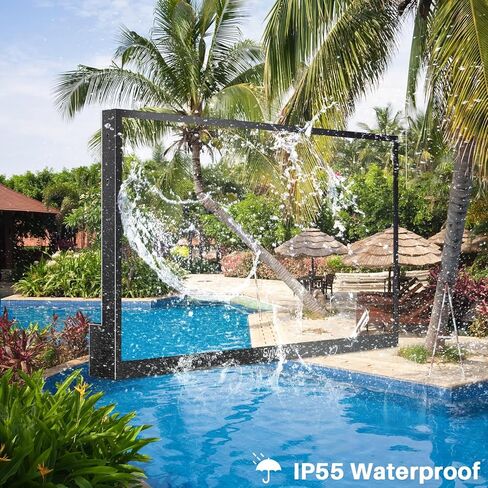 تلفزيون SYLVOX خارجي، تلفزيون ذكي مقاوم للماء مقاس 55 بوصة، 4K، HDR 10، مقاوم للطقس، 1000nits، مساعد صوتي عن بعد، لمنطقة الشمس الجزئية (Deck Pro 2.0، أحدث طراز) in Kuwait