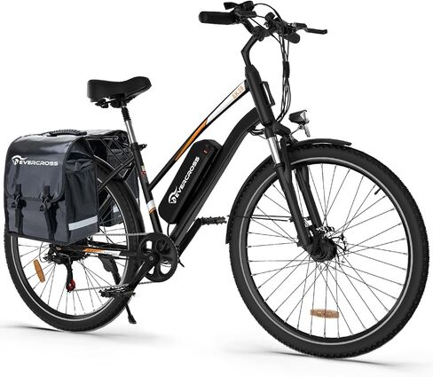 EVERCROSS EK28 28" Electric Bike for Adults, 500W Electric Mountain Bike with 36V 12AH Battery, 60 Miles Range & 20 MPH Ebike, 7 Speeds Electric Bicycle and Removable Li-ion Battery in Saudi Arabia