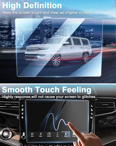 Karltys 2 Pack Screen Protector for 2021-2024 Chevy Tahoe/Suburban/GMC Yukon 10.2-Inch Touch Screen, 9H Navigation Tempered Glass, Car Radio Screen Cover, Anti Fingerprint Anti Glare Accessories in Saudi Arabia