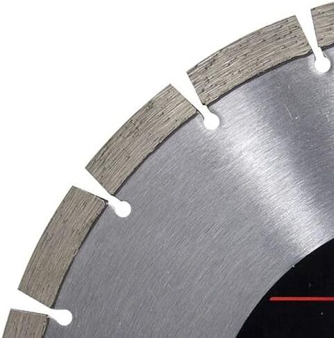 Omega 7-Inch General Purpose Segmented Diamond Blade, Wet/Dry Use, 10mm Segment Height, for Block, Brick, Concrete, Pavers, Stone and Roof Tile in Kuwait