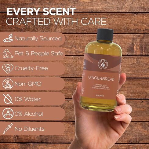 Apple Cinnamon Essential Oil/Reed Diffuser Oil Refill (8.5 Fl. oz.) for Reed Diffusers, Electric Diffuser Oil Machines, and Oil Warmers - Natural, Organic Holiday Diffuser Oil in Saudi Arabia