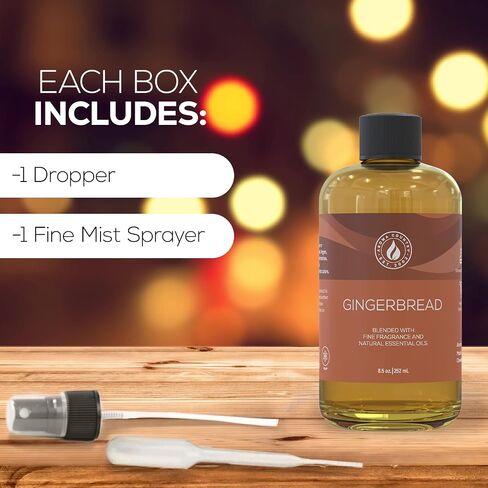 Apple Cinnamon Essential Oil/Reed Diffuser Oil Refill (8.5 Fl. oz.) for Reed Diffusers, Electric Diffuser Oil Machines, and Oil Warmers - Natural, Organic Holiday Diffuser Oil in Saudi Arabia