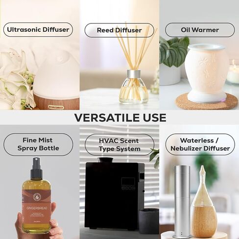 Apple Cinnamon Essential Oil/Reed Diffuser Oil Refill (8.5 Fl. oz.) for Reed Diffusers, Electric Diffuser Oil Machines, and Oil Warmers - Natural, Organic Holiday Diffuser Oil in Saudi Arabia