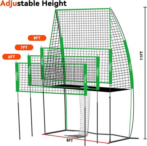 Professional Volleyball Training Net, Adjustable Volleyball Spike Serving Hitting Practice Equipment Machine, Volley Trainer Setting Gear Gifts for Indoor/Outdoor in Saudi Arabia