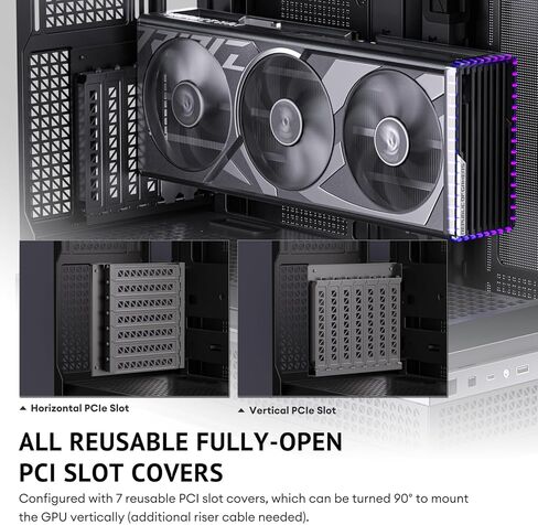 Antec C7 ARGB، دعم وحدة معالجة الرسومات RTX 40، مراوح ARGB PWM 4 × 120 مم، تبريد عمودي لوحدة معالجة الرسومات، نوع C بسرعة 10 جيجابت في الثانية، لوحات أمامية وجانبية من الزجاج المقوى غير الملحوم، دعم المبرد 360 مم، حافظة كمبيوتر E-ATX متوسطة البرج in Kuwait