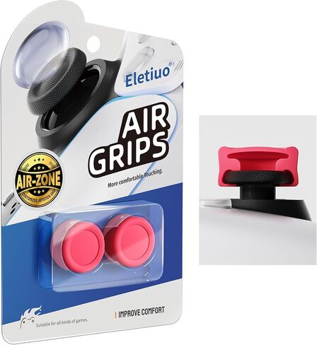 عبوتان من موسعات مقابض الإبهام المصنوعة من السيليكون المضادة للانزلاق، متوافقة مع أجهزة بلاي ستيشن 4 (PS4)، وحدة تحكم بلاي ستيشن 5 (PS5)، غطاء عصا تحكم تناظري مريح وغطاء عصا تحكم مخصص، أحمر in Kuwait