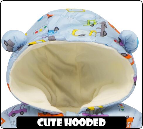Baby Winter Coats Toddler Jacket Boy Puffer Girl Fleece Hoodie Snow Clothes 0-7T in Saudi Arabia