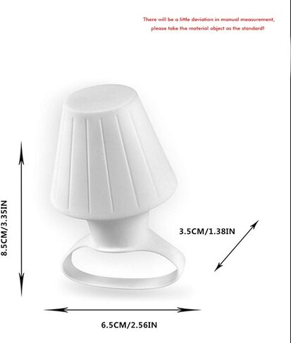 White Silicone Mobile Phone Lampshade | Novelty Bookmark Silicone Mini Mobile Night Light,Flexible Silica Gel Cute Gadget Use Mobile Phone Flash Diffuser Cell Phone Basic Cases in Saudi Arabia