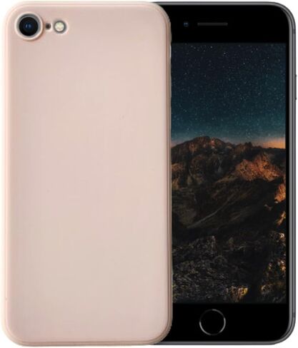 متوافق مع iPhone 7 أو iPhone 8 غطاء خلفي أساسي من جل السيليكون السائل الناعم للهاتف الخلوي (برتقالي) in Saudi Arabia