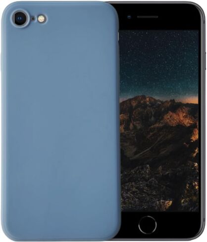 متوافق مع iPhone 7 أو iPhone 8 غطاء خلفي أساسي من جل السيليكون السائل الناعم للهاتف الخلوي (برتقالي) in Saudi Arabia