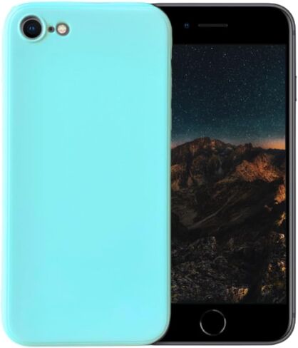 متوافق مع iPhone 7 أو iPhone 8 غطاء خلفي أساسي من جل السيليكون السائل الناعم للهاتف الخلوي (برتقالي) in Saudi Arabia