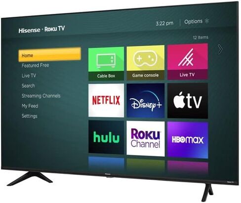 تلفزيون Hisense 50 بوصة فئة 4K 2160p Ultra HD Smart LED TV معدل الحركة 120 وضع لعب متوافق مع Alexa وGoogle Assistant 50R6E4 (متجدد) in Saudi Arabia