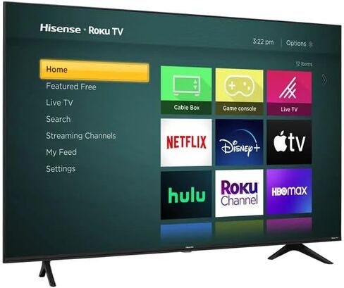 تلفزيون Hisense 50 بوصة فئة 4K 2160p Ultra HD Smart LED TV معدل الحركة 120 وضع لعب متوافق مع Alexa وGoogle Assistant 50R6E4 (متجدد) in Saudi Arabia