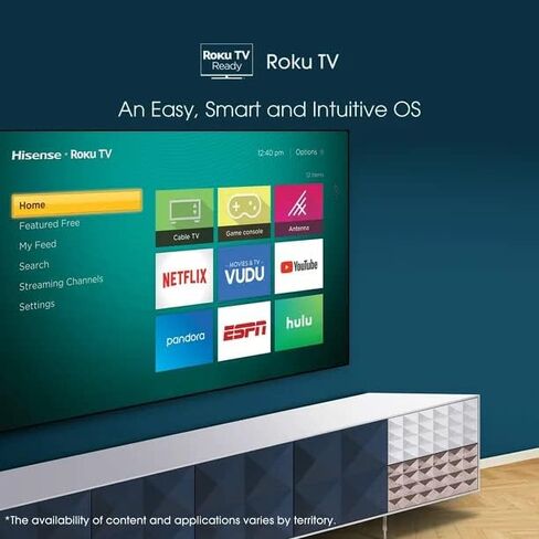 تلفزيون Hisense 50 بوصة فئة 4K 2160p Ultra HD Smart LED TV معدل الحركة 120 وضع لعب متوافق مع Alexa وGoogle Assistant 50R6E4 (متجدد) in Saudi Arabia