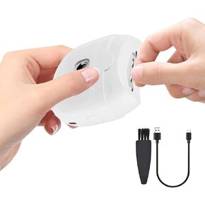 مقص أظافر كهربائي، سرعتان لتشذيب الأظافر الكهربائية الأوتوماتيكية للبالغين وكبار السن والأطفال الصغار مع ضوء LED، مقص أظافر كهربائي قابل لإعادة الشحن للرجال والنساء والأطفال، مقص أظافر كهربائي لأصابع القدم in Kuwait