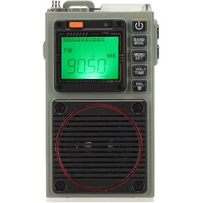 Full Band Radio, BT 5.0 Multi Band Radio, 1000mAh Battery Pocket Retro Radio, Supports FM Radio, AM Medium , SW Shortwave