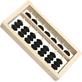 Soroban Calculating Tool Small Abacus Rayan for Kids Decoration for Home 1pc Manual Math Calculator Counting Number Frame Number Educational Wooden Abacus Decoration Home Ornament