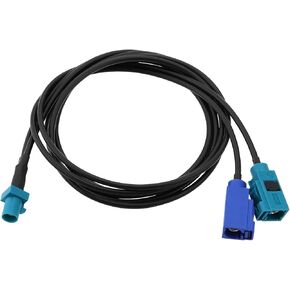 SING F LTD 1Pc Car GPS Antenna Adapter 1 Fakra Male to 2 Female Adapter Cable Z Type Male to Z Female to C Female Car Radio Cable Compatible with Audi