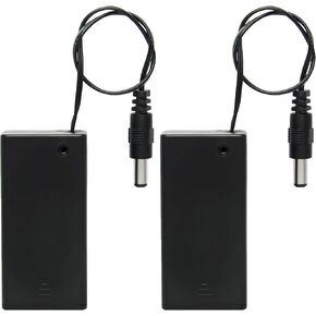 Gikfun 9v Battery Holder with ON/OFF Switch for Arduino (Pack of 2PCS) EK2107x2