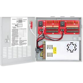 Seco-Larm PC-U1820-PULQ Enforcer 12VDC Switching CCTV Power Supply 18 Outputs 20A