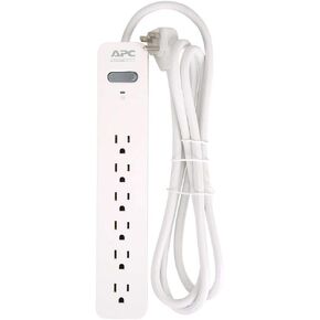 APC SurgeArrest 6-Outlet Surge Protector w/ 6 ft. Cord (White)