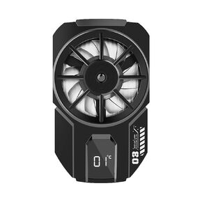 Zacoora Phone Cooler Cooler, for MagSafe iPhone 12 13 14 15 Series, Cell Phone Cooling Fan Portable Phone Radiator, Gaming Semiconductor Cooling for Android (JK01S)