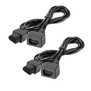 2PCS 6FT New Replacement Extension Cable Cord Iead for Nintendo NES Controller Joystick Handle 7Pin Extensiones Cables​