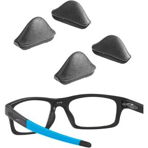 2 Pairs Replacement Nose Piece Nose Pads for Oakley Crosslink OX8027 OX8030 OX8031 OX8037 OX8048 OX8069 OX8070 OX8076 OO9238 OO9263 OO9266 OO9307 OO9320 OO9367 Sunglass Eyeglasses, Black Small Size
