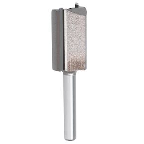 10mm Double Flute Straight Router Bit 3/8" Cutting Diameter, 1/4" Shank Flush Trim Cut Router Bit for Woodworking