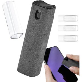 Screen Cleaner Spray, Portable Mini Bottle Touchscreen Mist Cleaner Screen Cleaner for Electronic Cell Phone iPhone iPad Laptop TV MacBook Car Touch LCD Tablet Computer Monitor(Pink)