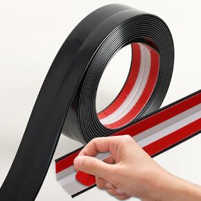 L-Shaped Corner Guards, Peel and Stick Molding Trim for Furniture Edge Bumper, Table Door Frame Protection and Decoration (Matte White, 16.4ft x 1.6in)