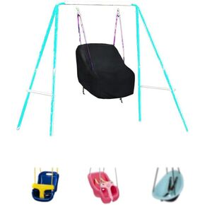 Black Toddler Swing Cover,Suitable for Little Tikes/Step2 Baby Swings, Outdoor Toddler Swing seat dust Cover